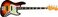 Fender American Ultra Jazz Bass Ultraburst (touche palissandre)