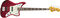 Fender Deluxe Jaguar Bass Candy Apple Red