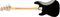 Fender Player Precision Bass Black, touche érable