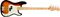 Fender Player Precision Bass 3-Color Sunburst, touche érable