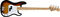 Fender Standard Precision Bass Brown Sunburst, maple