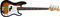 Fender Standard Precision Bass Brown Sunburst, rosewood