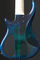 Pedulla Thunderbolt TB5 AA<br /> Green/Blue Sunburst<br /> (back)