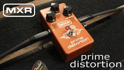 Pédale MXR Prime Distortion M69 – Distorsion Vintage Hard-Clipping Analogique 100%, Son Rock 80's Puissant