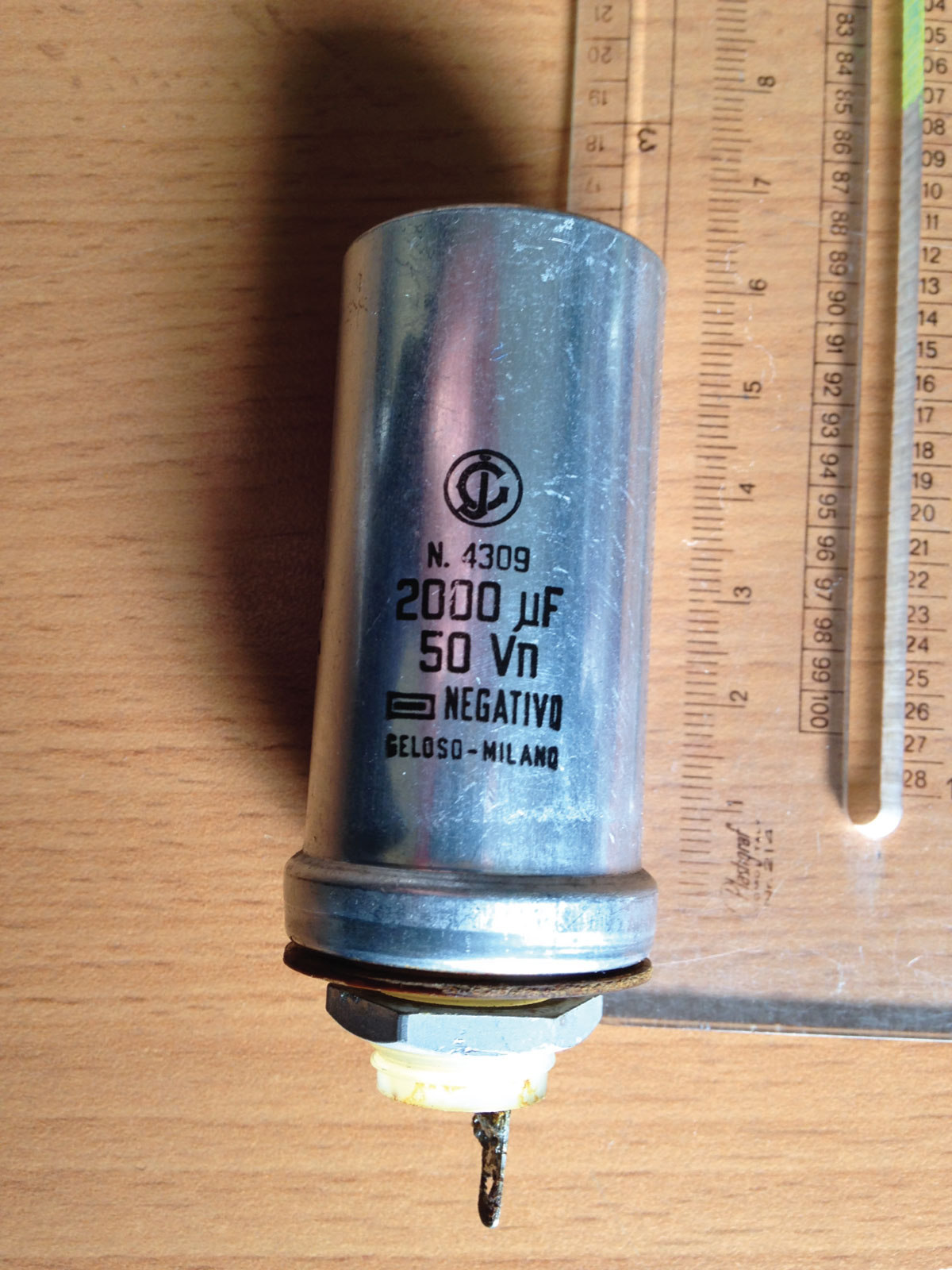 Geloso - Condensateur 2000 µf - 50 V
